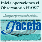 El inicio de HAWC en Gaceta